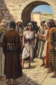 David foran Samuel (farvelitografi) af Harold Copping