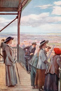 Fra Look Out, Mount Royal, Montreal af Harold Copping