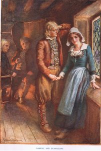 Gabriel og Evangeline af Harold Copping