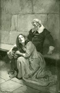 Hr. Despondency og hans datter meget bange af Harold Copping