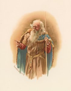 Polonius, fra Shakespeares Hamlet af Harold Copping