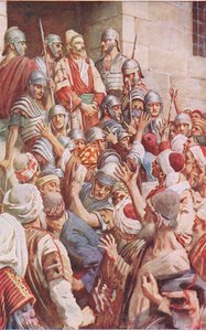 St. Paul i Jerusalem, illustration fra Harold Copping Pictures: The Crown Series, ca. 1920