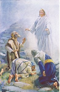 Transfigurationen, illustration fra Harold Copping Pictures: The Crown Series, c.1920