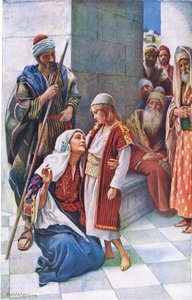 Wist ye not?, illustration fra harold Copping Pictures: The Crown Series, ca. 1920