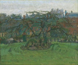 Clarence Gardens NW1 af Harold Gilman