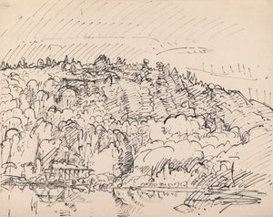 Norsk Landskab af Harold Gilman