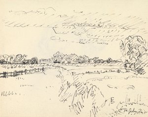 Romney Marsh af Harold Gilman