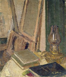 Studio interiør af Harold Gilman