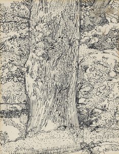 Træ, 1916 af Harold Gilman