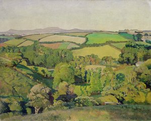 Drift Valley (olie på lærred) af Harold Harvey