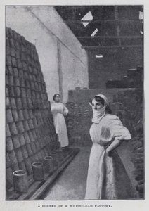 Et hjørne af en hvid-bly fabrik (s/h foto) af Harold Hume Piffard