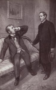 Illustration til The Mystery Of Edwin Drood af Charles Dickens (litho) af Harold Hume Piffard