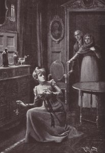 Illustration til Vanity Fair af William Makepeace Thackeray (litho) af Harold Hume Piffard