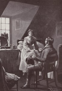 Illustration til Vanity Fair af William Makepeace Thackeray (litho) af Harold Hume Piffard