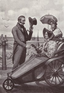 Illustration til Vanity Fair af William Makepeace Thackeray (litho) af Harold Hume Piffard