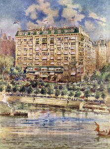 Floden foran The Savoy Hotel