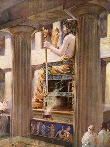 Zeus fra Pheidias, den højeste udformning af guddommelighed i kunsten