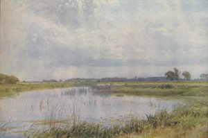 En flod i en slette, 1910 af Harold Sutton Palmer