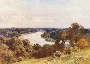 Fra Richmond Hill (farvelitografi) af Harold Sutton Palmer