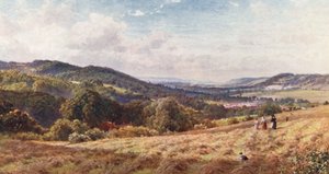 The Vale of Dorking (farvelitografi) af Harold Sutton Palmer