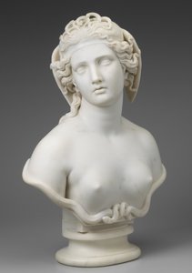 Medusa, ca. 1854 af Harriet Goodhue Hosmer