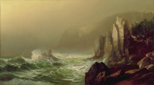 Grand Manan Island (olie på lærred) af Harrison Bird Brown