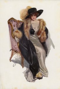 Til en digter, fra Dulcinea (farvelitografi) af Harrison Fisher