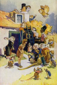 Alice i Eventyrland (farve litho)