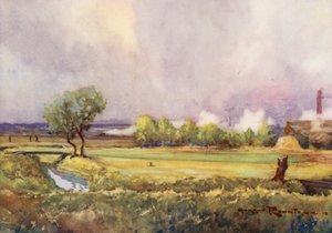 Golfbaner: Carnoustie, "Sydamerika" (farvelitografi)