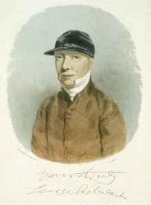 George Osbaldeston (1787-1866) 1866, indgraveret af J.B. Hunt (farvet akvatint) af Harry (after) Hall