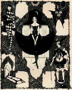 Columbine, c 1900-1930, 1925 af Harry Clarke