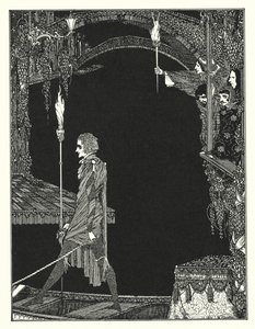 Edgar Allan Poe: The Assignation (litografi) af Harry Clarke