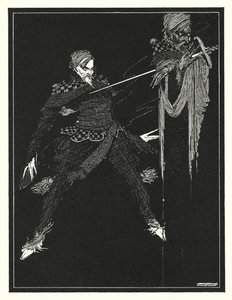 Edgar Allan Poe: William Wilson (litografi) af Harry Clarke