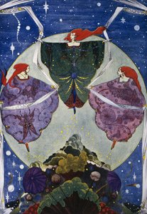 Elverbakke, eventyr af HC Andersen (1805-1875), illustration af Harry Clarke (1890-1931)