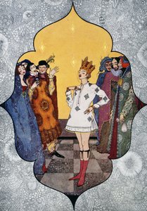 Kejserens nye klæder, eventyr af HC Andersen (1805-1875), illustration af Harry Clarke (1890-1931) af Harry Clarke
