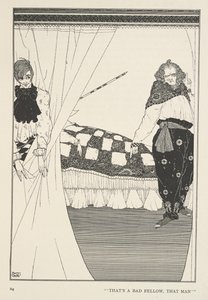 Store Claus og Lille Claus. Det er en dårlig fyr, den mand. af Harry Clarke