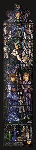 Den velsignede Julie med to børn, 1927 af Harry Clarke