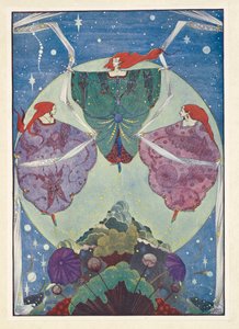 Elverbakken. De dansede med sjaler, der var vævet af tåge og måneskin. af Harry Clarke