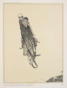 Den store elsker. "Ude i tidens vind,   skinner og streamer" af Harry Clarke