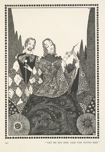 Det Gamle Hus. "Lad mig se ham," sagde den unge mand. af Harry Clarke