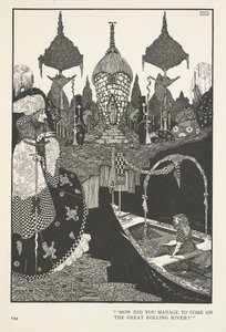 Snedronningen. Hvordan lykkedes det dig at komme på den store bølgende flod? af Harry Clarke