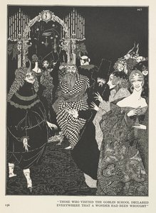 Lumikuningatar. Ne, jotka vierailivat Goblin Schoolissa, ilmoittivat kaikkialla, että ihme oli tehty. af Harry Clarke