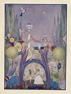Tommelise Hun burde være dronning af alle blomster. af Harry Clarke