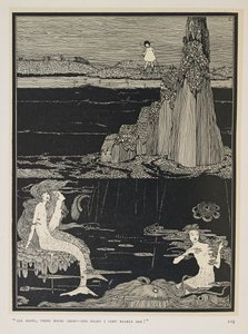Hyvin Melkein! "Kaikki yksin, ne kivet keskellä - eräänä yönä melkein onnistuin!" Kolme merenneitoa af Harry Clarke