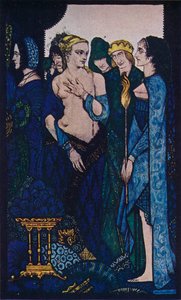 Vi navngav Lucrezia Crivelli og Titians Lady, c1910 af Harry Clarke