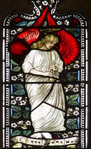Musical Angel, 1876 (farvet glas)