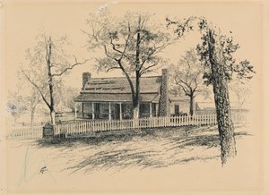Stuehus af H. P. Bund Nær Rousseaus Stilling