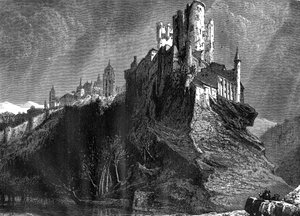 Alcazar i Segovia, Spanien, 1800-tallet