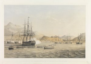 Briternes indtagelse af øen Chusan 5. juli 1840 af Harry Francis Darell