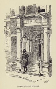 Albany, hovedindgang af Harry Furniss